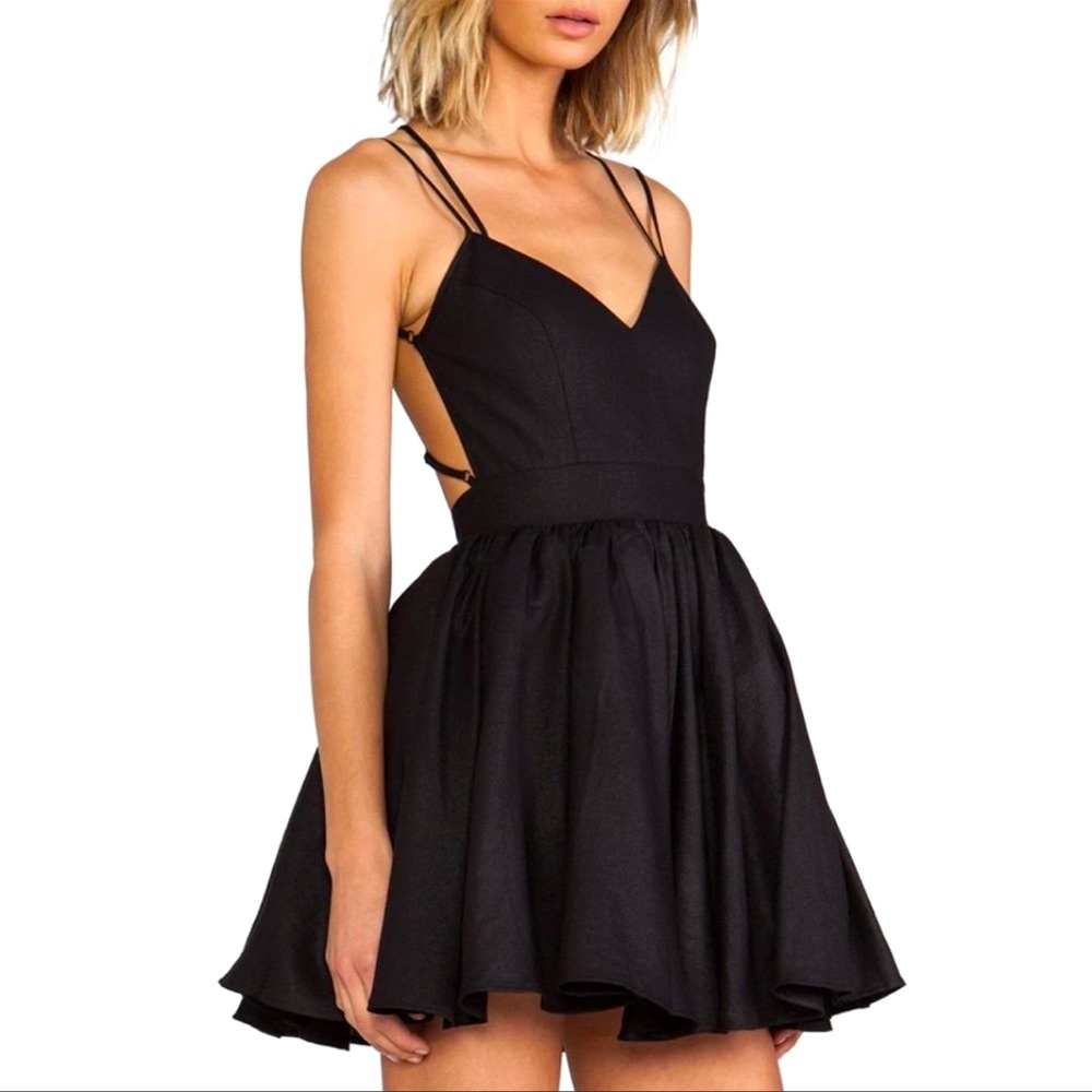 Keepsake the Label Perfect Stranger Mini Dress in Black XS